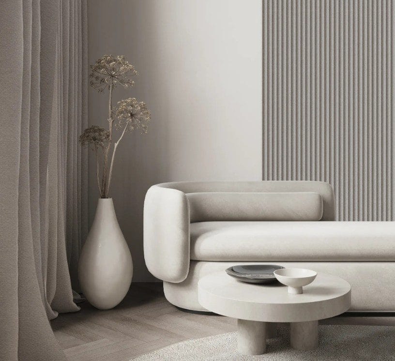 Panou riflat Lamelio 3D premium Gresso din polimer – Stone Grey 25×1,3×270cm (riflaj)