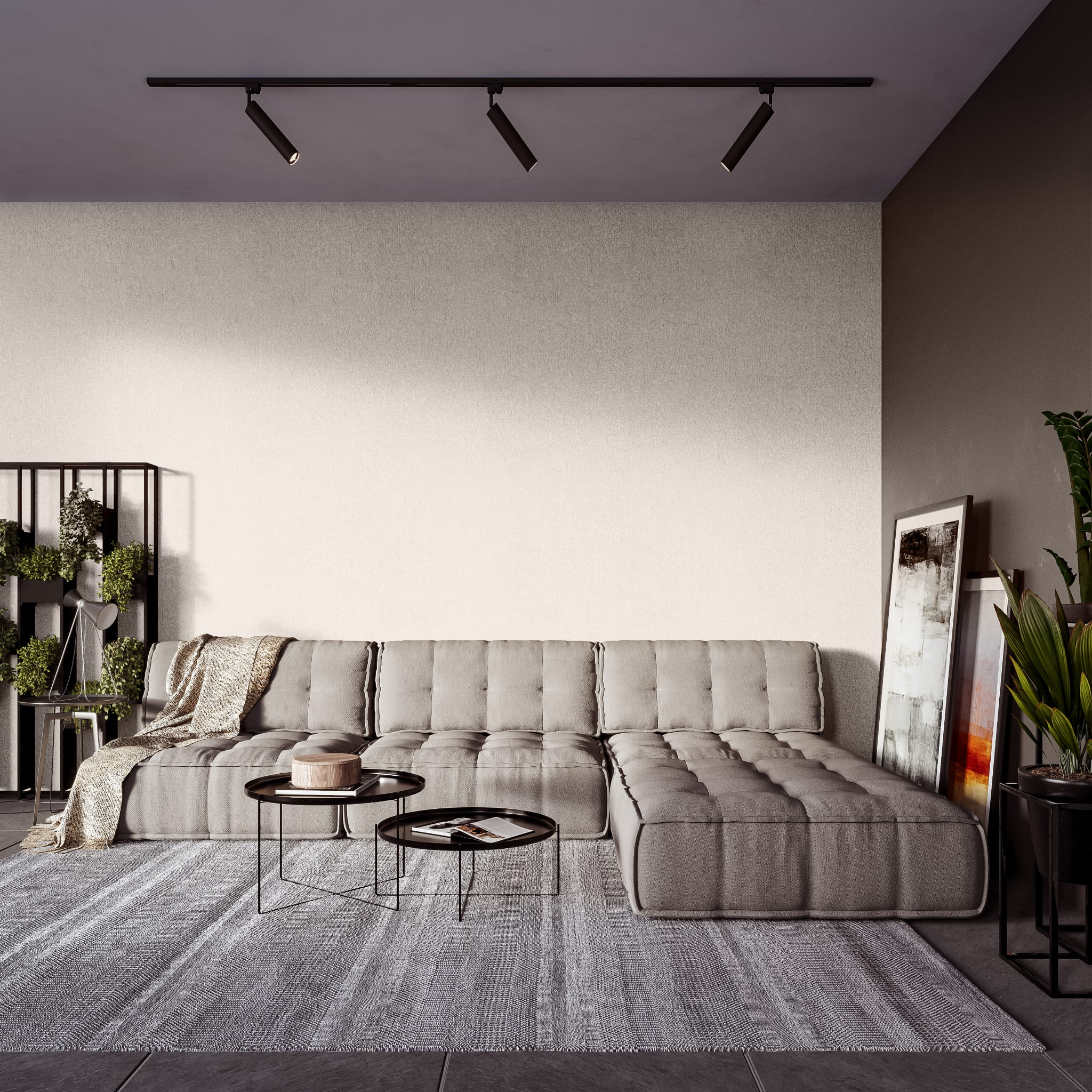 Tapet Premium Vinylpex aspect beton Bruce Bej W15-354