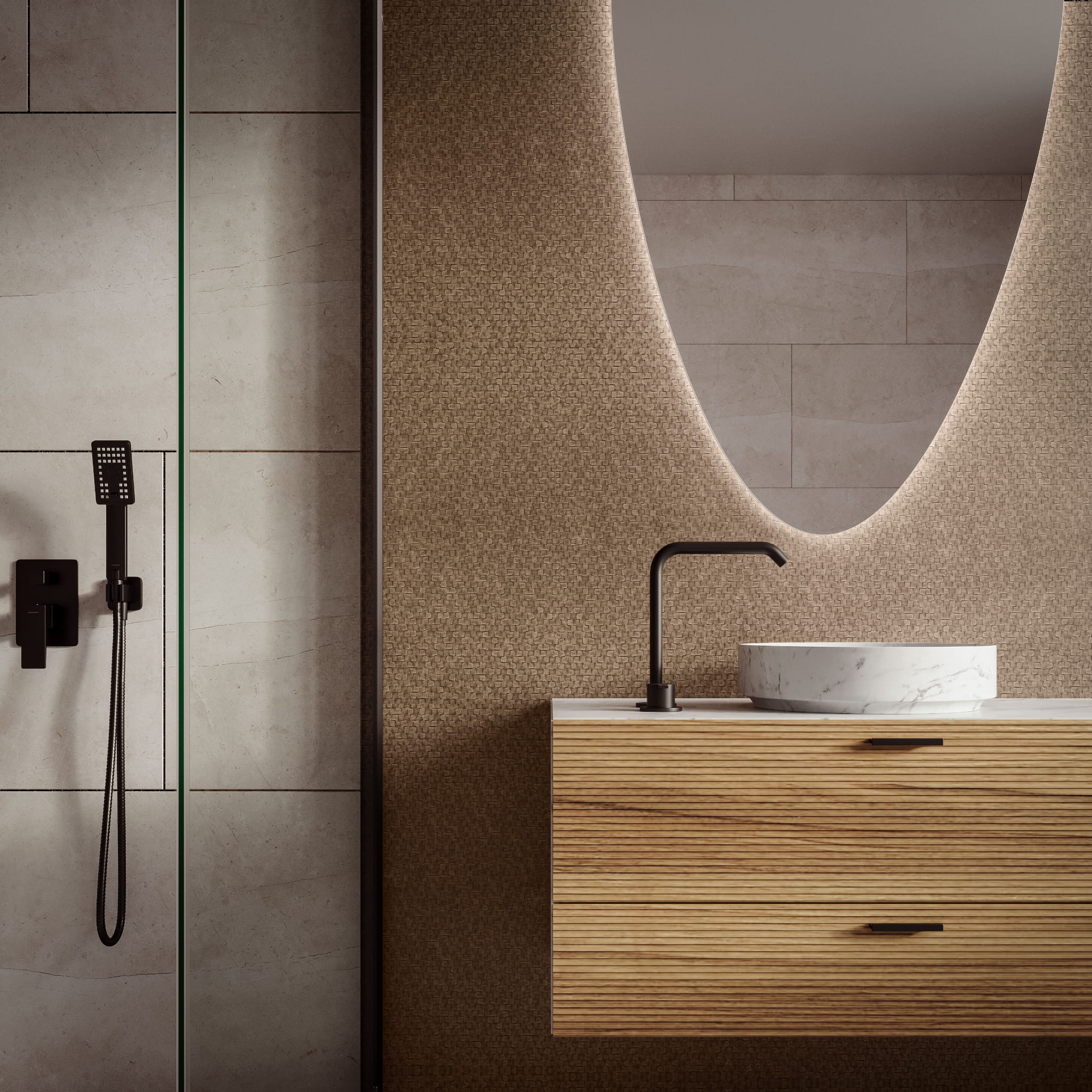 Tapet Premium Vinylpex aspect mozaic Illa Maro W27-18