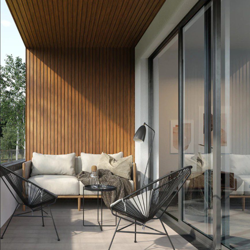 Panou ( Riflaj ) Exterior VOX FrontoMAX3 SXP-06 cu Sistem de Montaj CLICK – Stejar Auriu