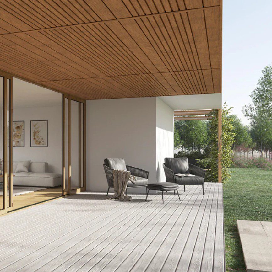 Panou ( Riflaj ) Exterior VOX FrontoMAX3 SXP-06 cu Sistem de Montaj CLICK – Stejar Winchester