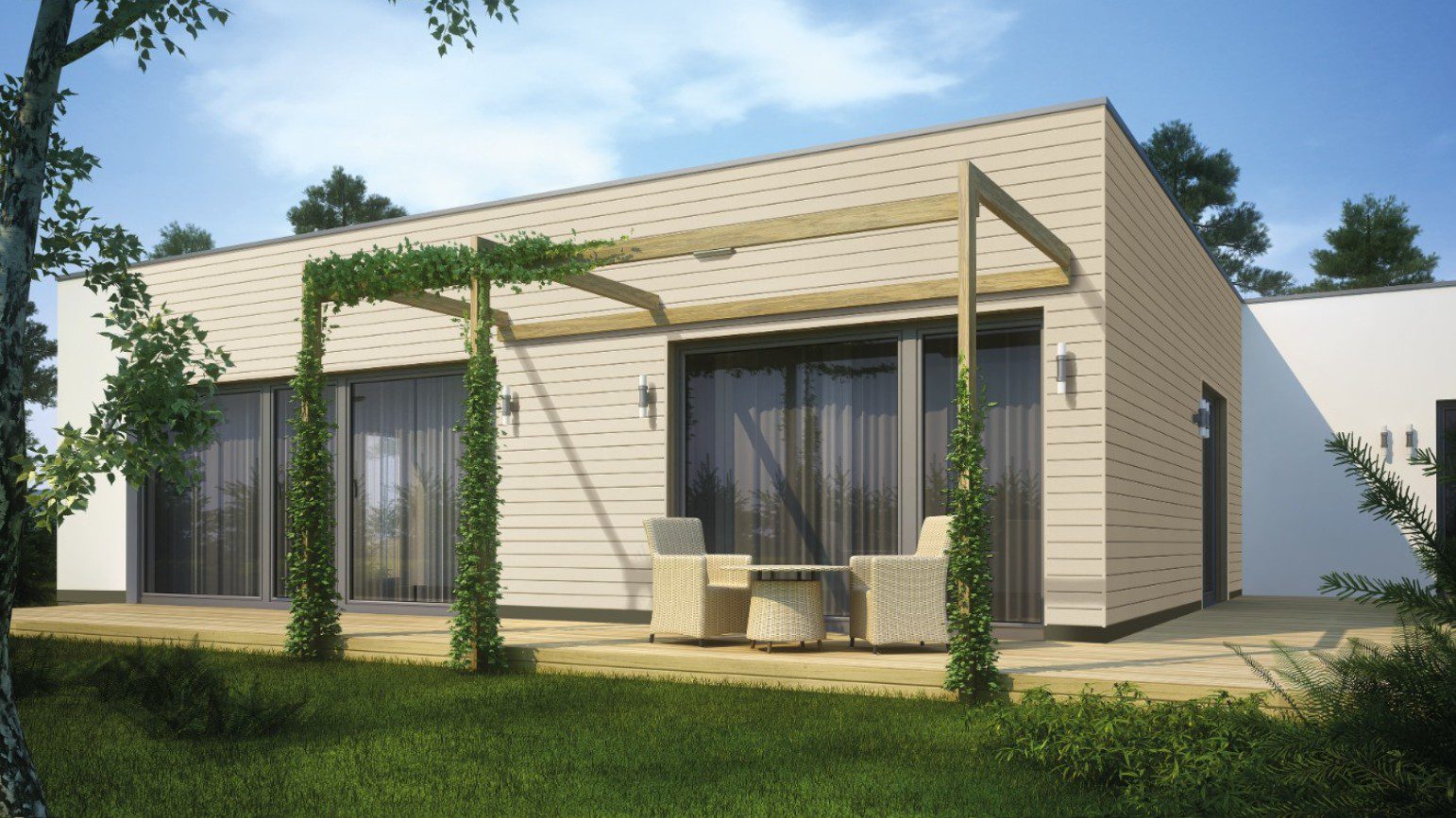 Siding / Lambriu Exterior VOX Fronto MAX3 SV(P) 05 cu Sistem de Montaj CLICK – Crem