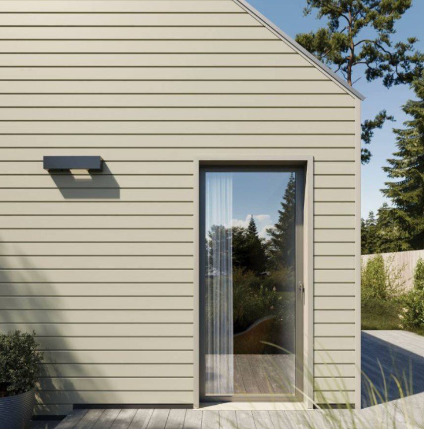 Siding / Lambriu Exterior VOX Fronto MAX3 SV(P) 05 cu Sistem de Montaj CLICK – Oliv Deschis