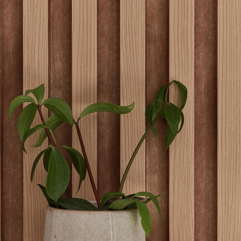 Panou riflat VOX 3D premium Linerio L-Line din polimer – Stejar Natural 12,2×2,1×265cm (riflaj)