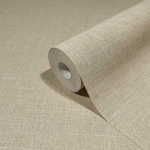 Tapet Marburg Textil Travertino 33392 Bej extralavabil - imagine 2