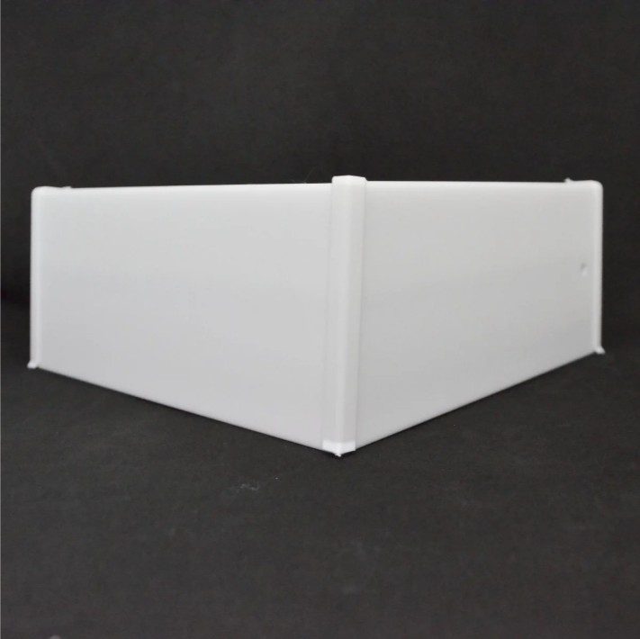 Accesorii Plinta decorativa alba din polimer 8×1.6×220 cm Onix