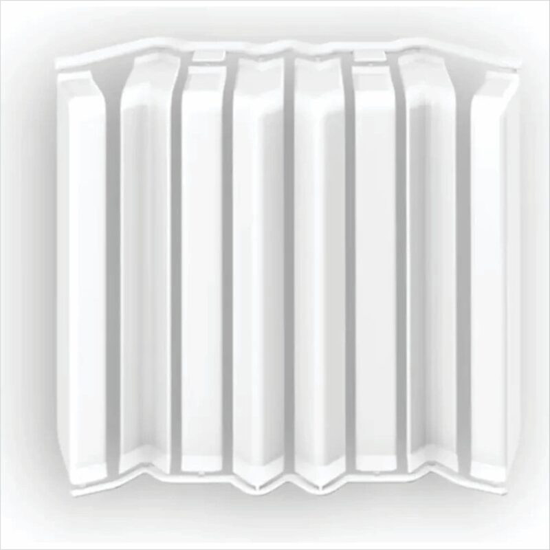 Accesorii Plinta decorativa alba din polimer 8×1.6×220 cm Onix - imagine 2