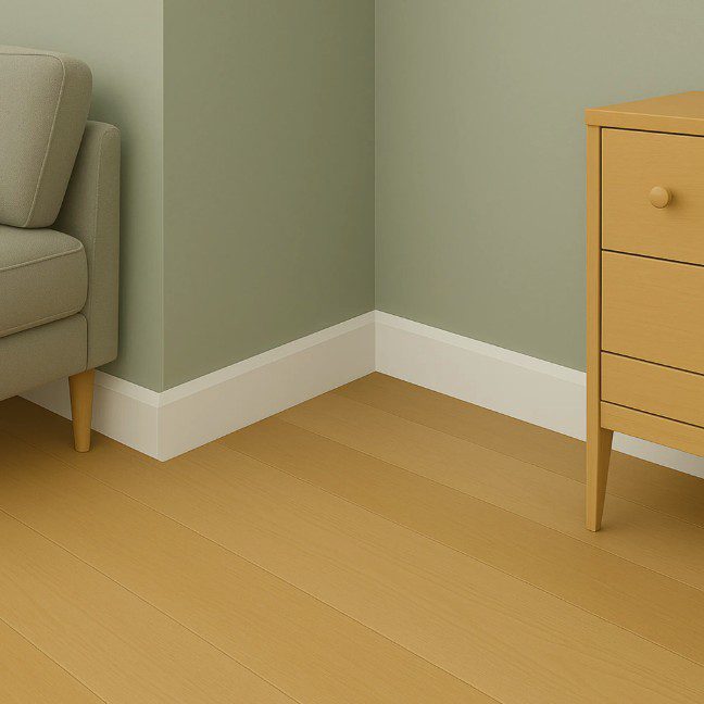 Plinta decorativa alba din polimer 8×1.6×220 cm Sidef - imagine 2