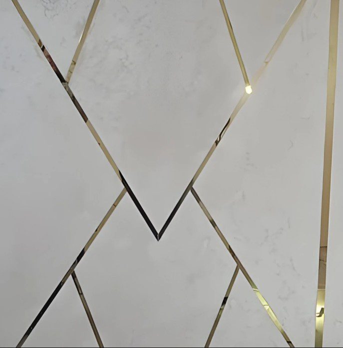 Platbanda Inox Auriu Lucios 10x2700x0.6 mm – Profil Decorativ - imagine 5