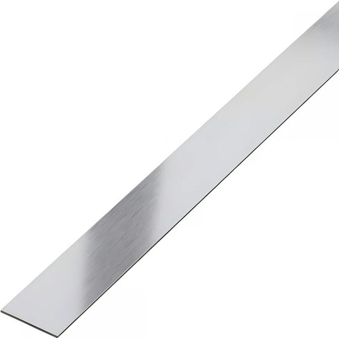 Platbanda Inox Crom Periat Mat 15x2700x0.6 mm – Profil Decorativ