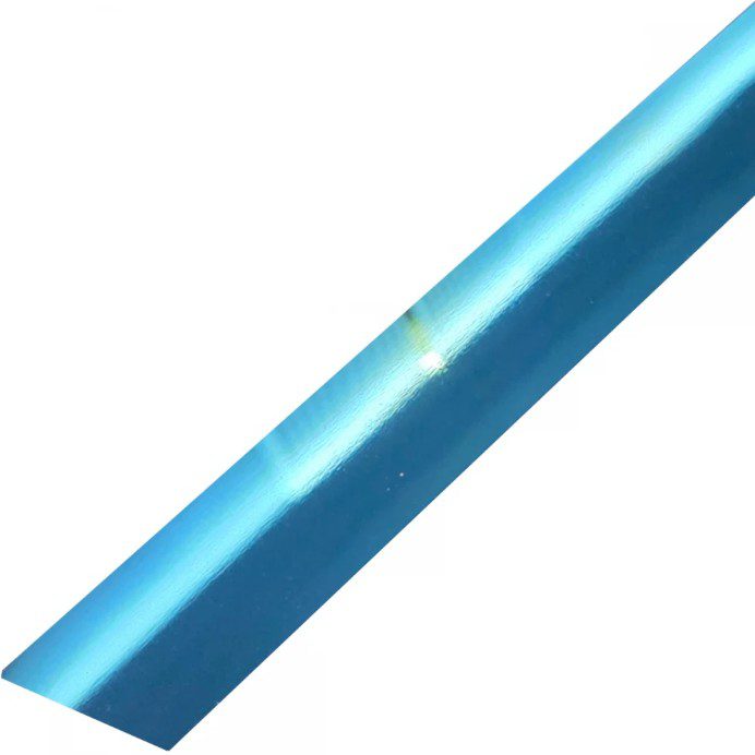 Platbanda Inox Albastru Lucios 20x2700x0.6 mm – Profil Decorativ