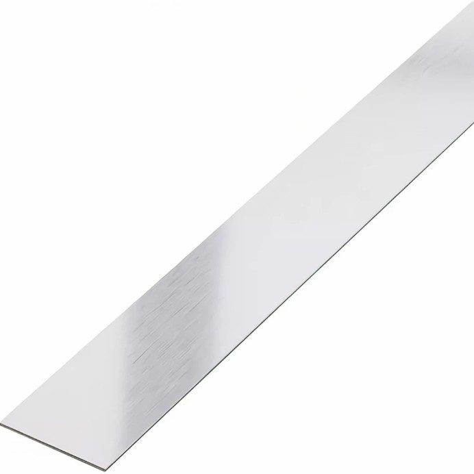 Platbanda Inox Crom Periat Mat 20x2700x0.6 mm – Profil Decorativ
